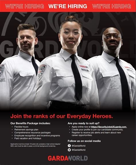 Careers in U. . Garda world security salary